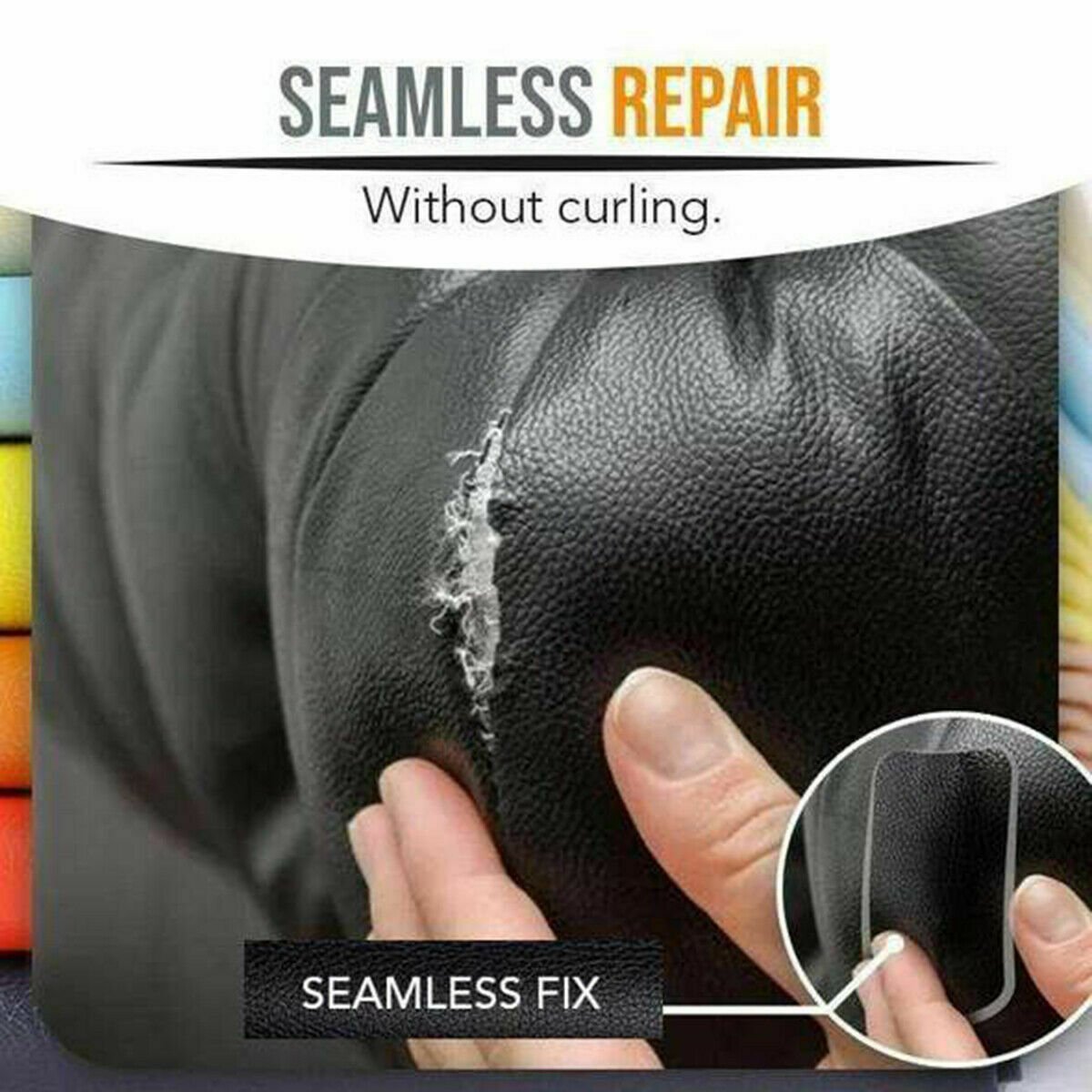 Self-Adhesive Leather Repair Patch Stick on Sofa Repairing Car Bag Seat image 7