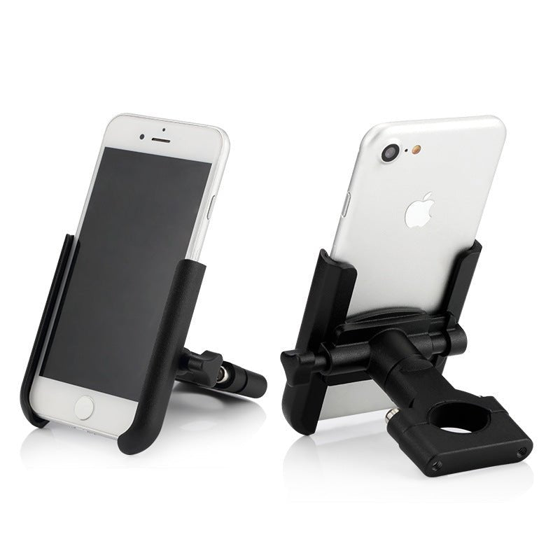 Motorcycle Cell Phone Holder Handlebar Mount Aluminum Alloy image 1