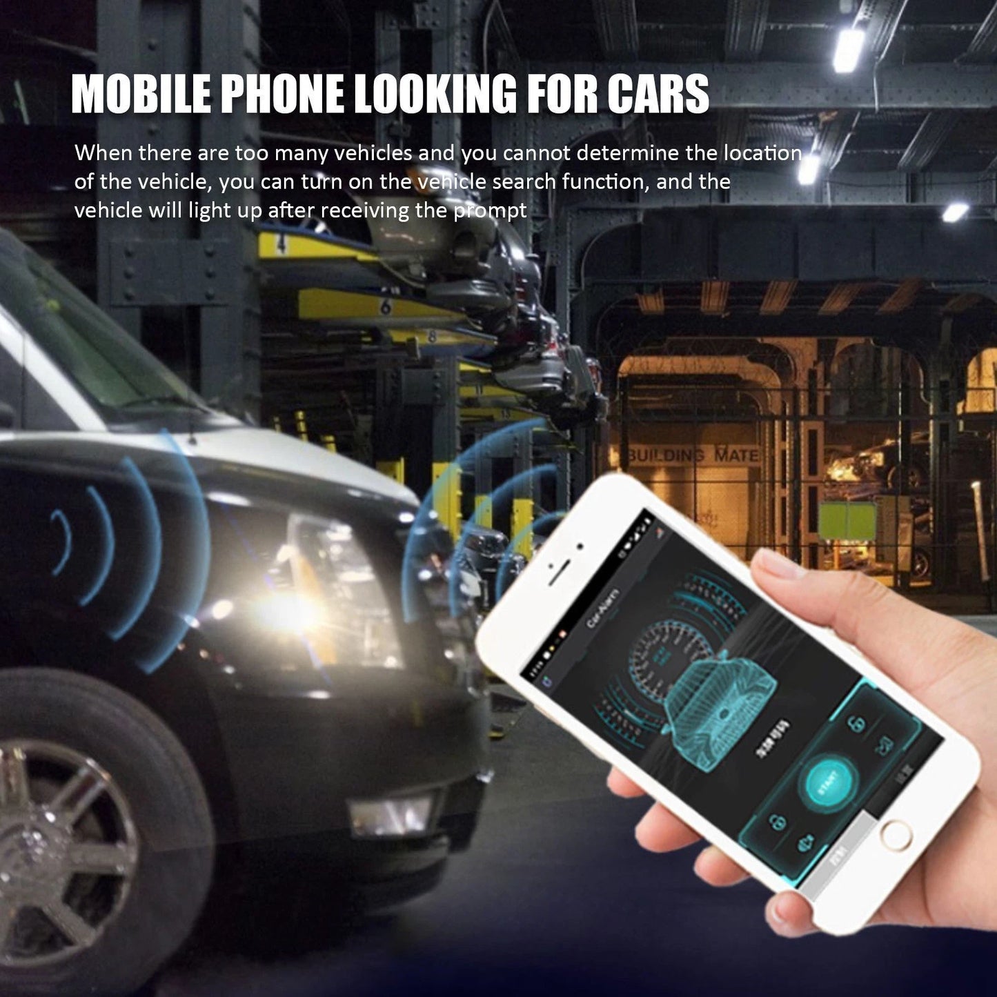 Universal Car Anti Theft Security Alarm System With Remotes image 2