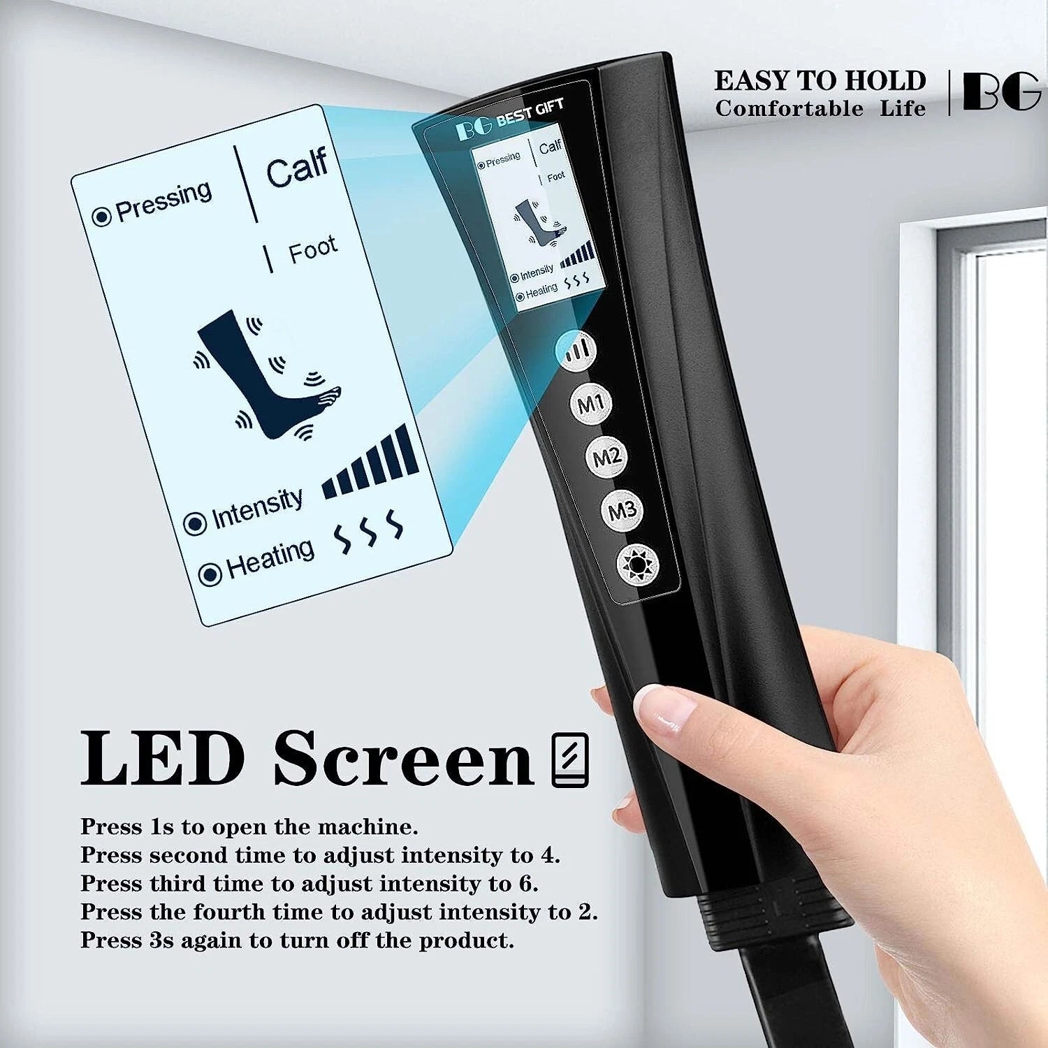 Air Compression Leg and Foot Massager image 6