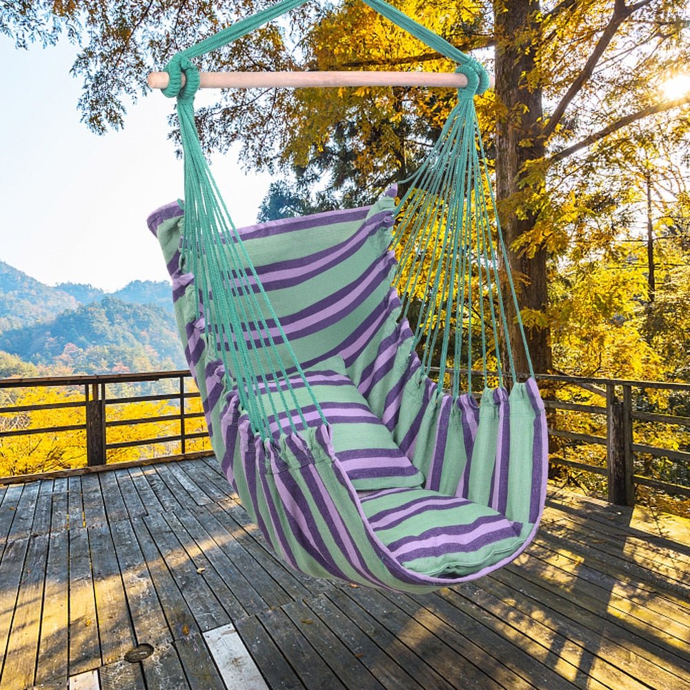Premium Hanging Hammock Indoor Outdoor Ceiling Swing Chair image 0