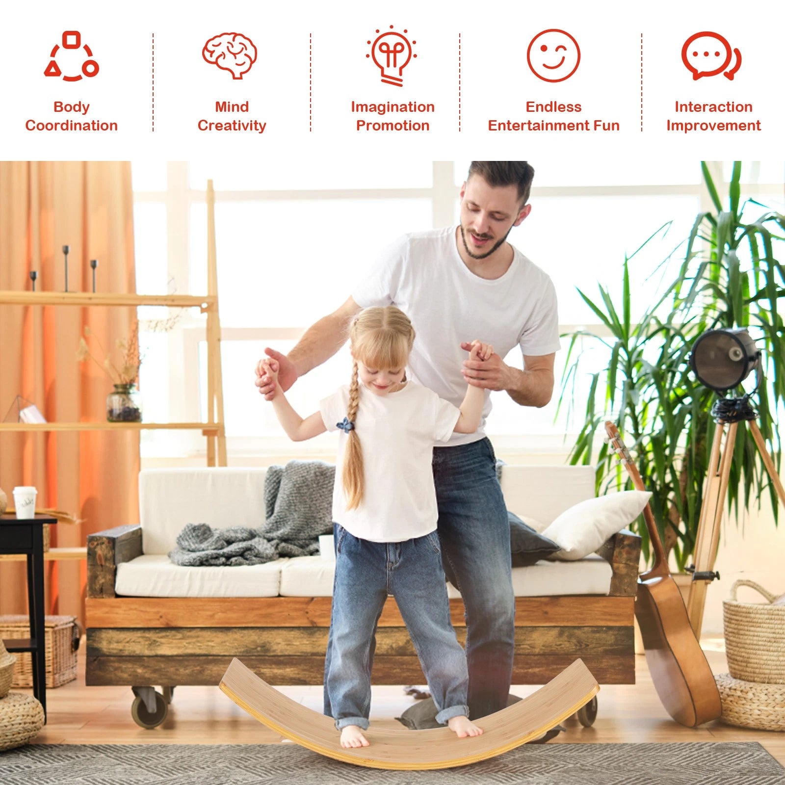 Wooden Wobble Balance Board image 4