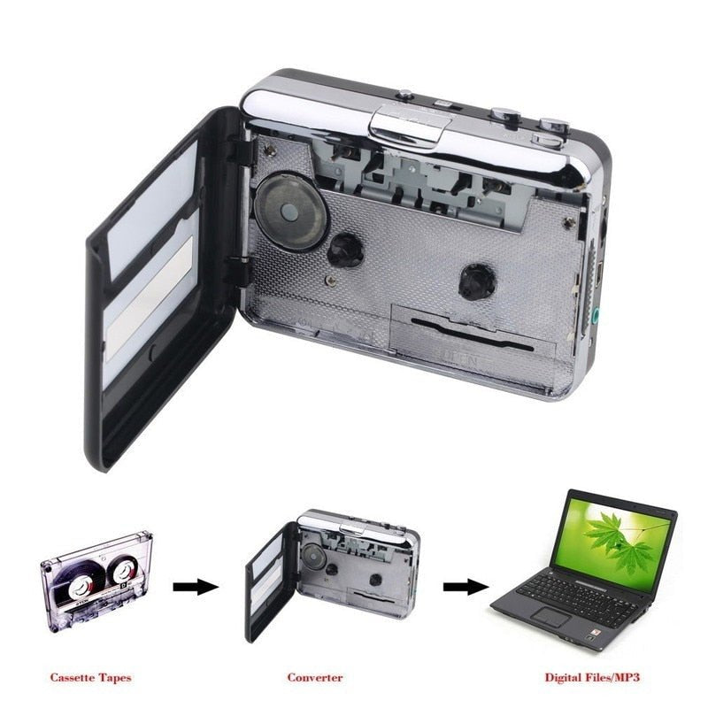 Portable Cassette To MP3 Converter And Tape Player image 1