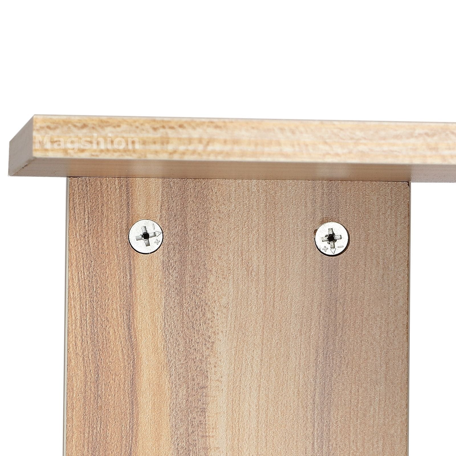 Large Standing Office Wood Book Organizer Storage Shelf 6 Cubes image 4