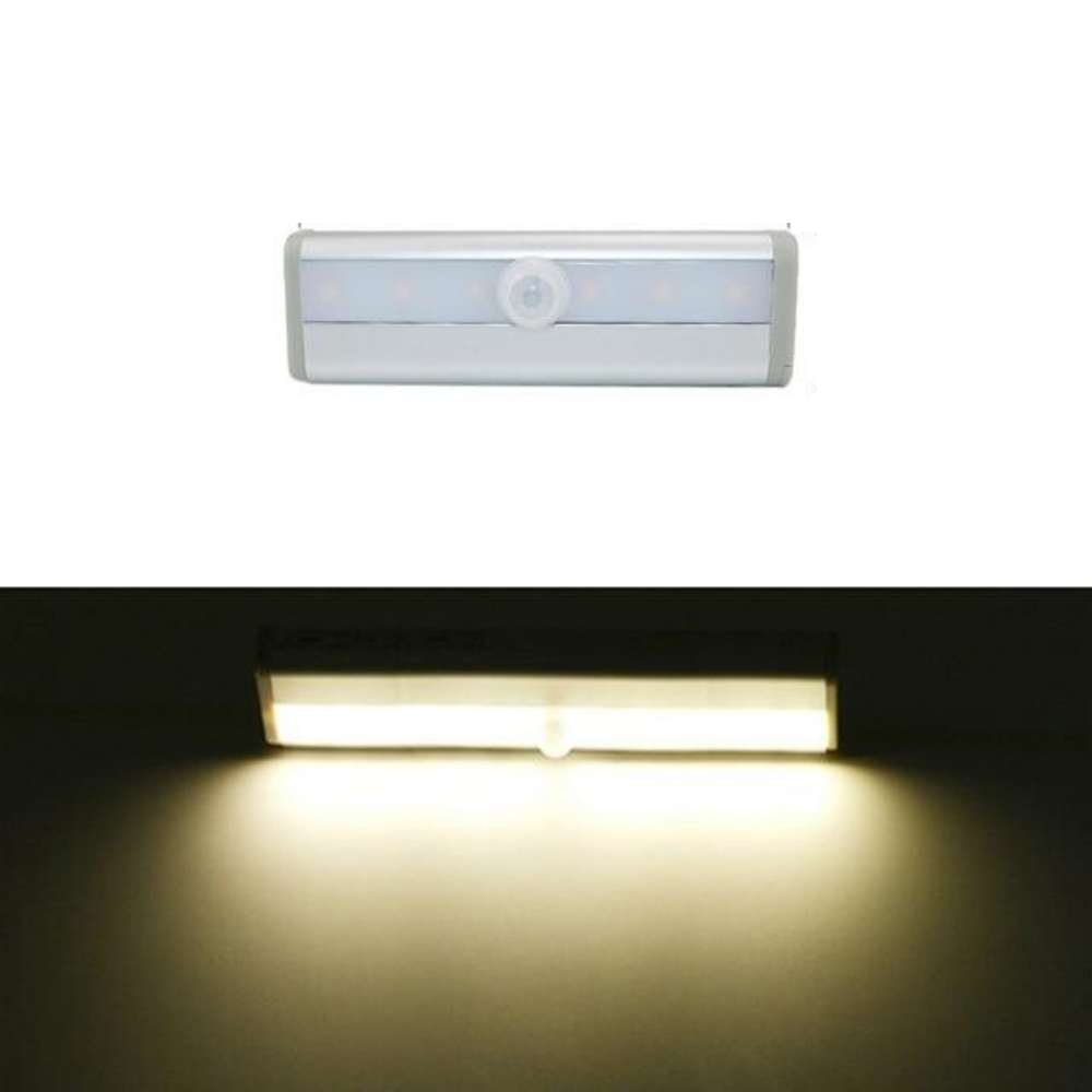 Battery Operated LED Closet Light Wireless Motion Sensor - 6LEDs Warm White image