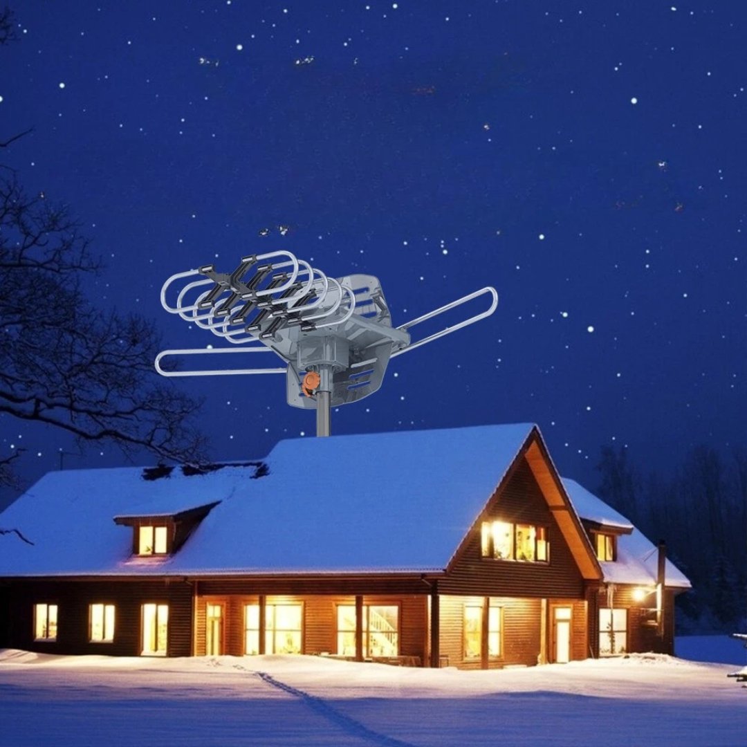 990 Mile Outdoor Amplified  HD TV Antenna UHF VHF 4k image 3