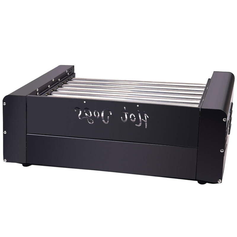 18 Hot Dog Roller Black Cooker Grill Machine image 0