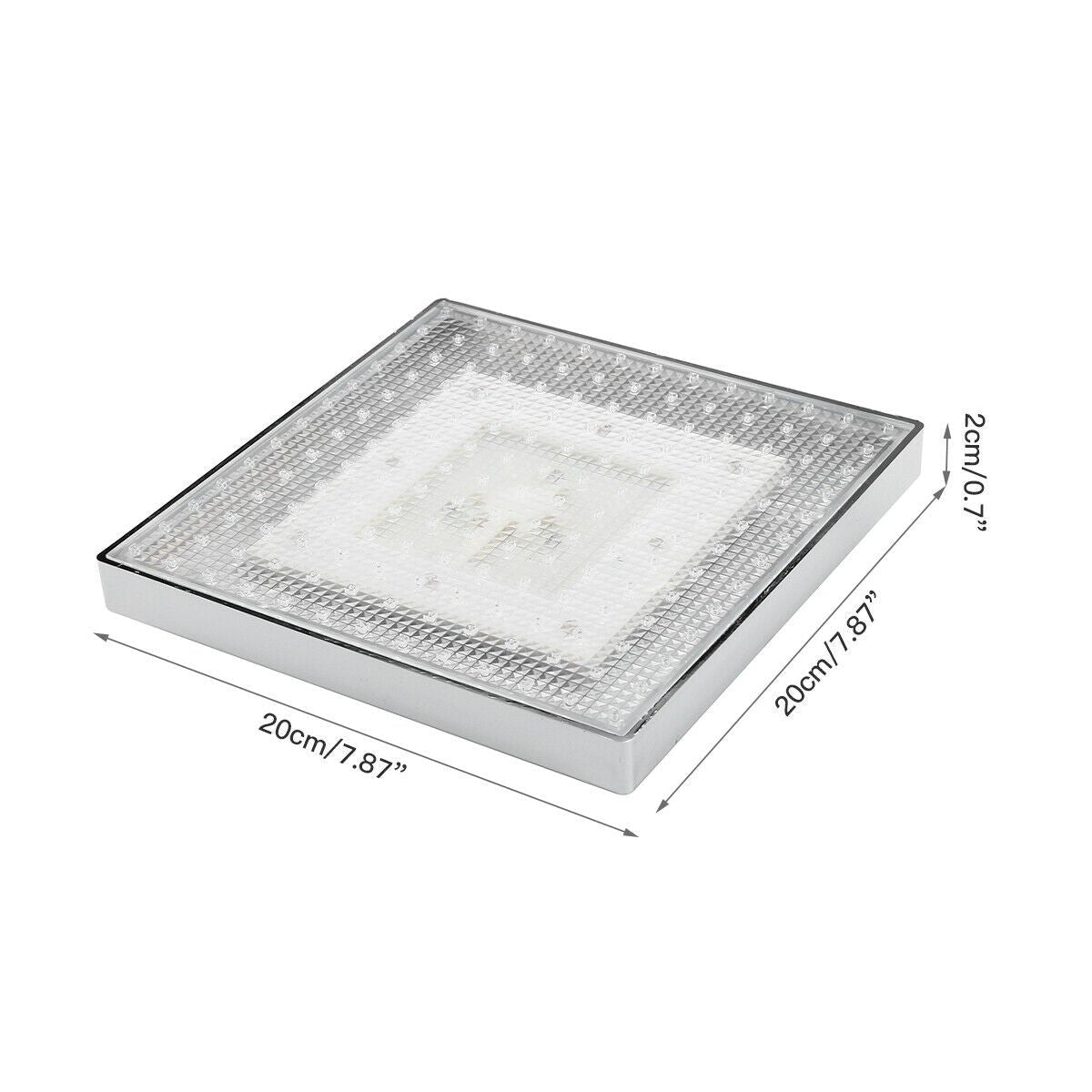 Color Changing Waterproof LED Shower Head Light image 5