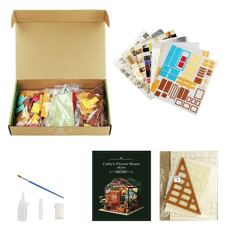 Ultimate DIY Miniature Wooden Dollhouse Kit image 6