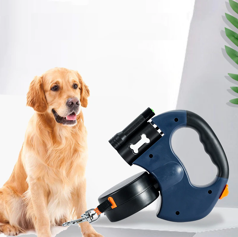 Dual Dog Rope Leash with Light Retractable image 7