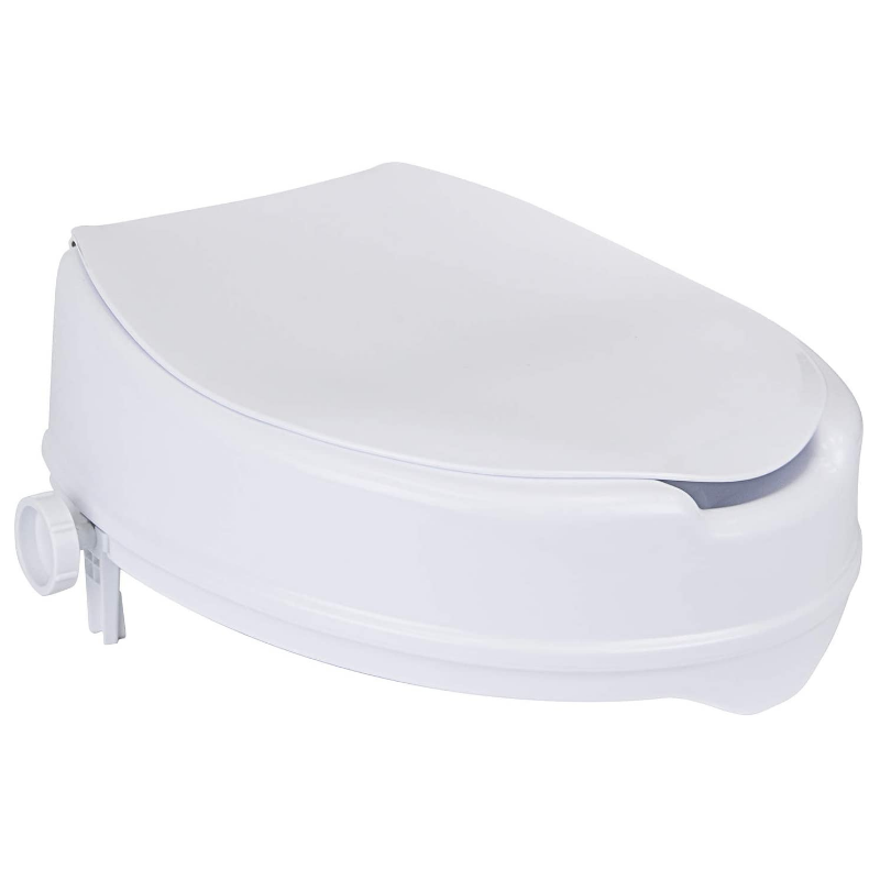 Clamp On Raised Handicap Toilet Seat Riser 4" image 2