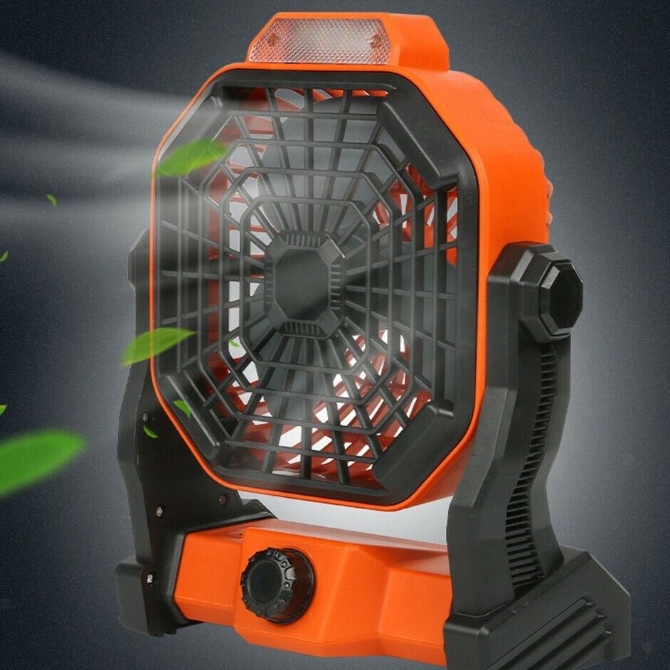 Portable Solar Powered Rechargeable Camping Tent Fan image 2