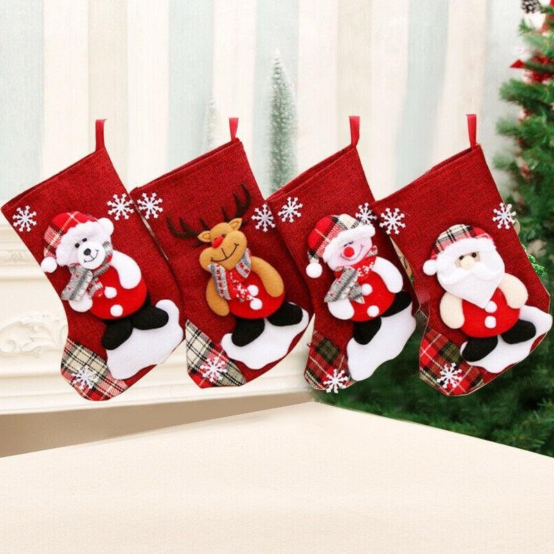 Large Family Christmas Sock Stockings image 0