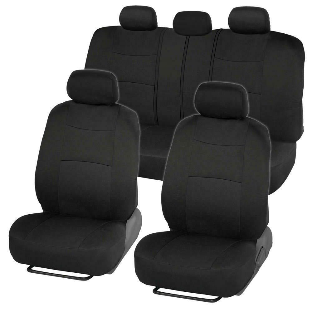 Luxury Universal Cool Car / SUV Seat Protector Cover Set - Black image