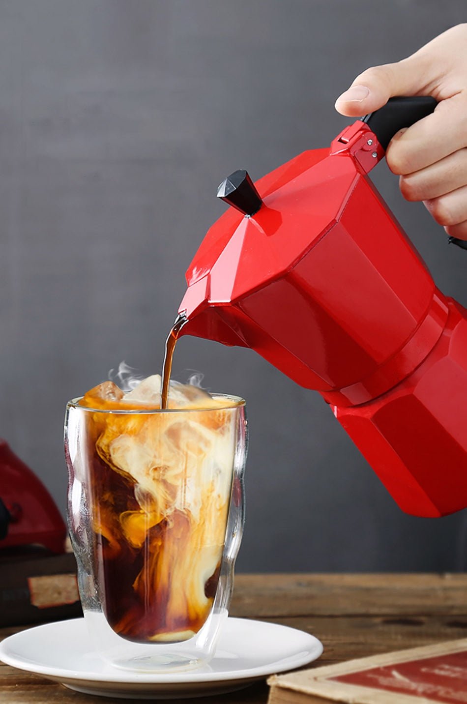 Aluminum Stovetop Moka Coffee Maker Espresso Pot image 5