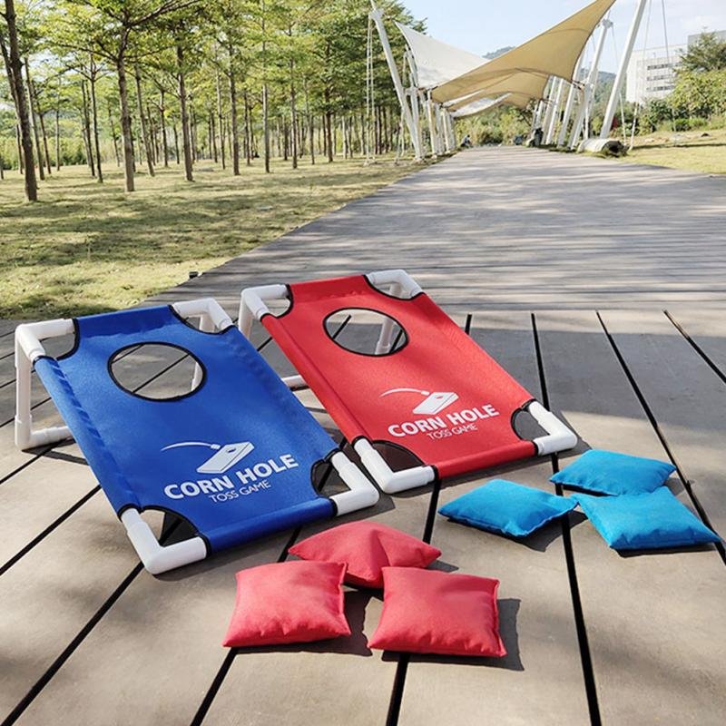 Deluxe Regulation Cornhole Bean Bag Toss Board Set image 0