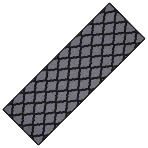 Power Loomed Trellis Hallway Carpet Runner Rug 59" image 0