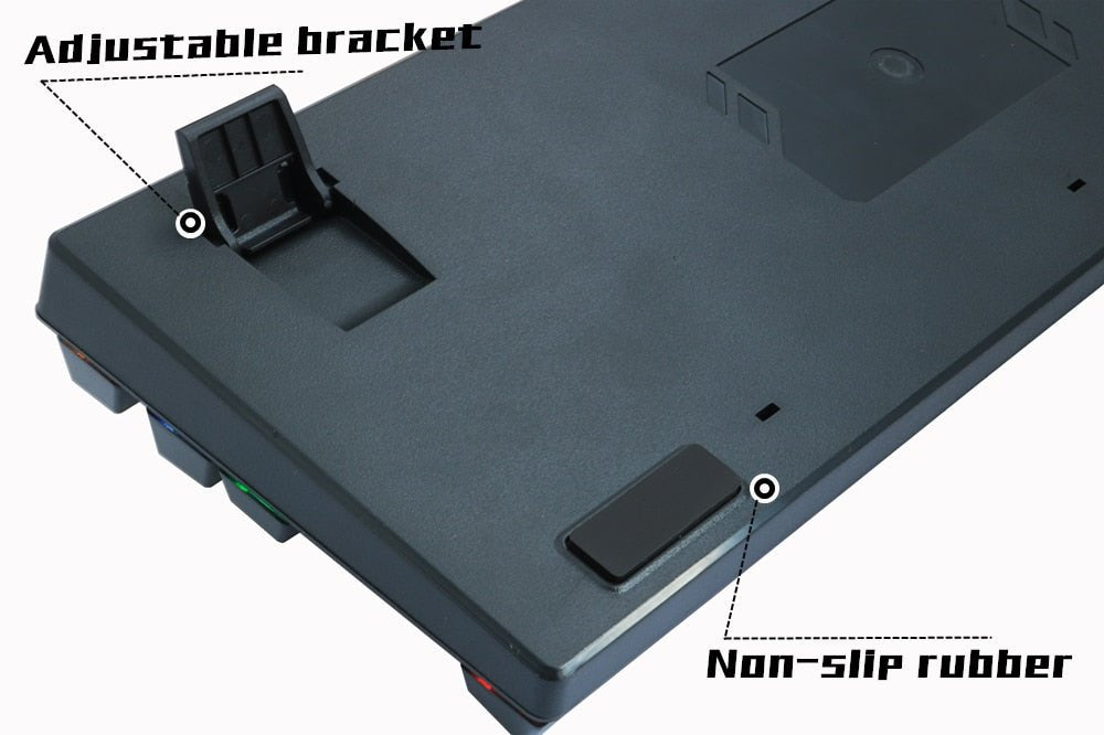 Rainbow RGB Mechanical Gaming Keyboard For PC image 5