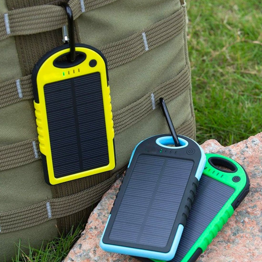 Portable Solar Powered Cell Phone Battery Charger image 0