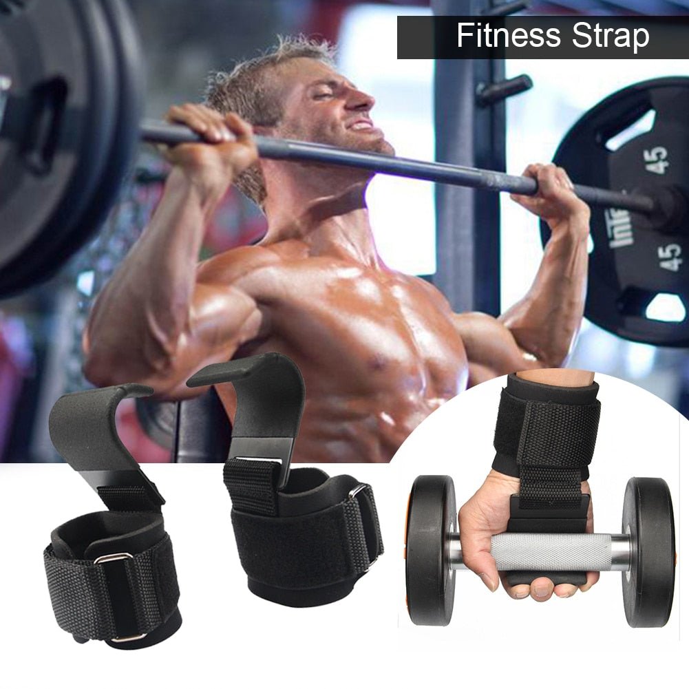 Weight Lifting Wrist Hook Straps image 1