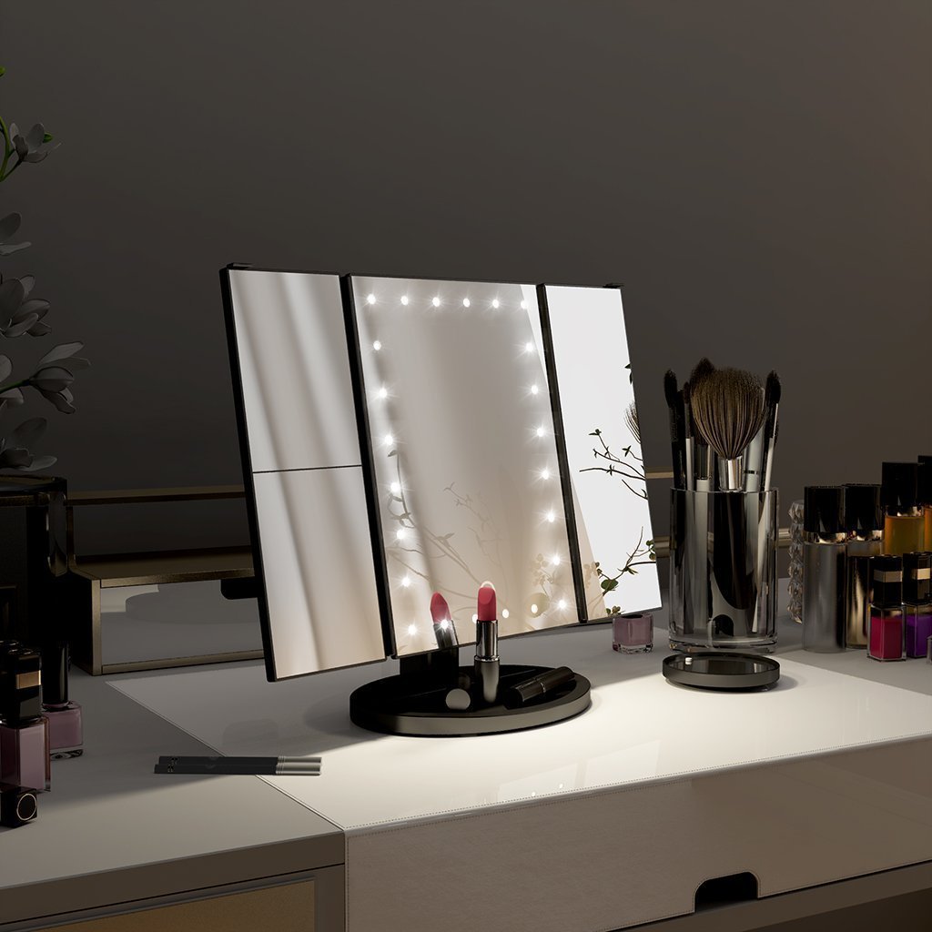 Lighted Makeup Mirror Smart Vanity Mirror With Lights 10X Magnifying image 3