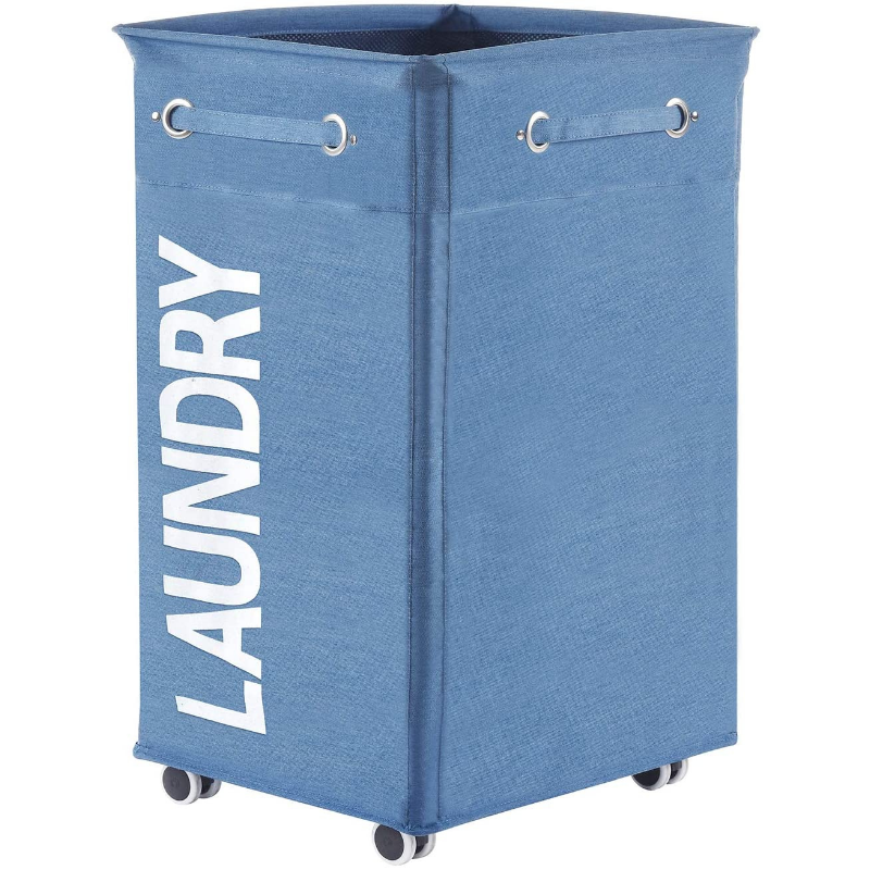 Roller Laundry Hamper Basket Cart With Wheels image 2