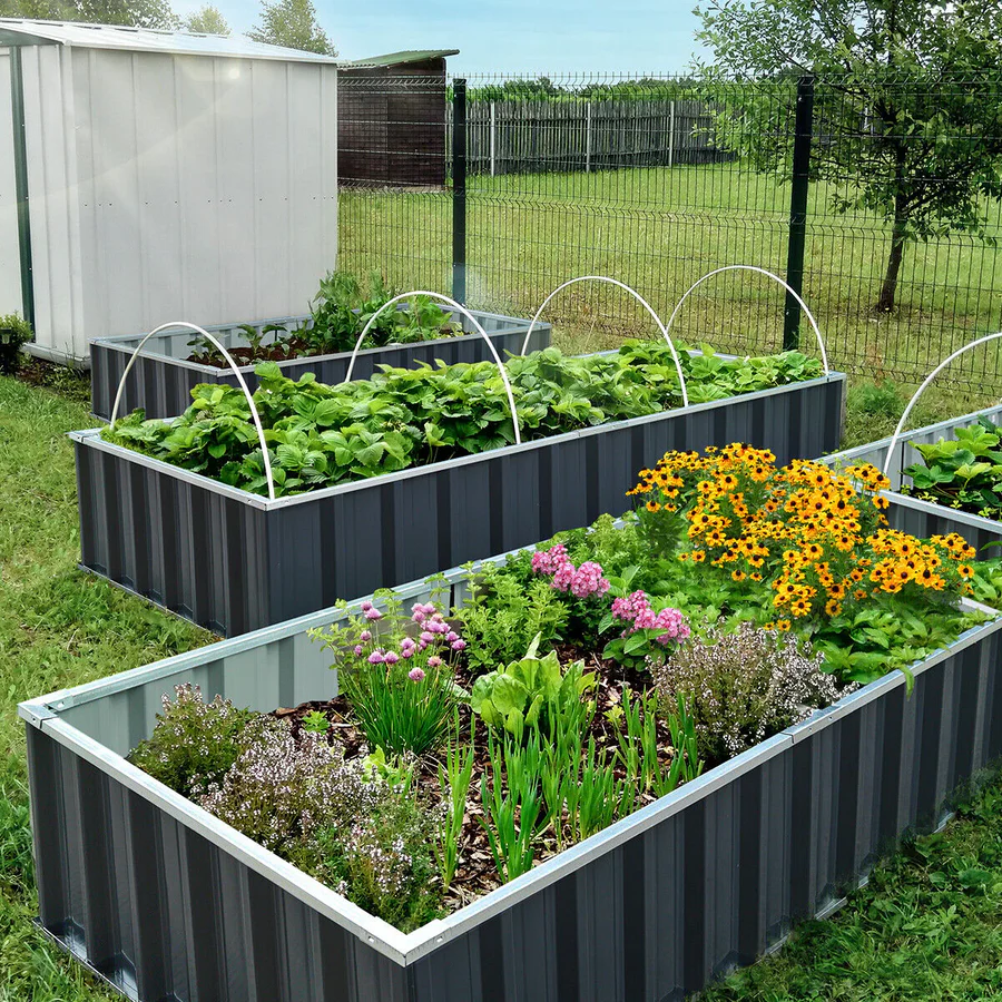 Outdoor Flower Vegetable Raised Garden Bed image 0