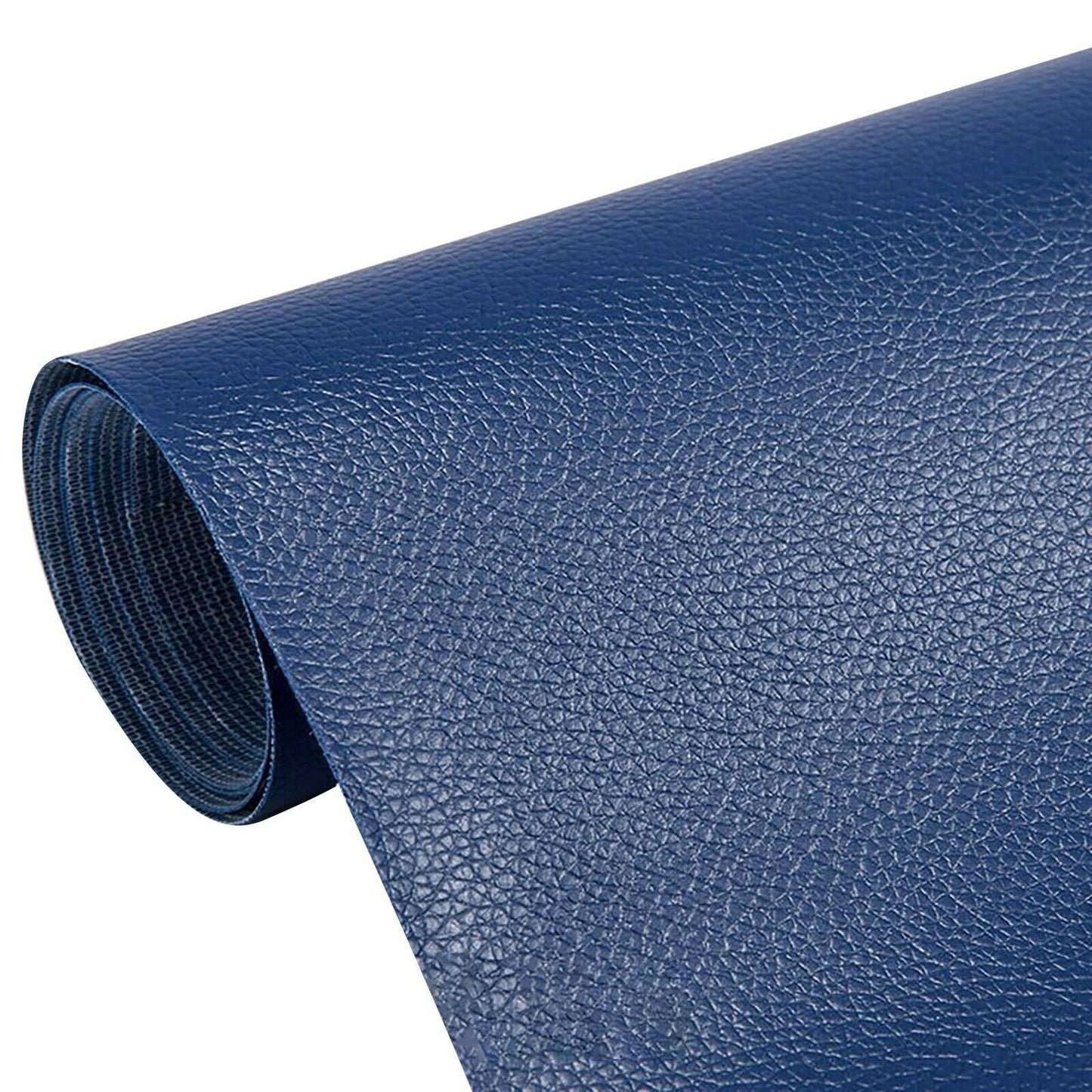 Self-Adhesive Leather Repair Patch Stick on Sofa Repairing Car Bag Seat - Dark Blue, 50X137cm image