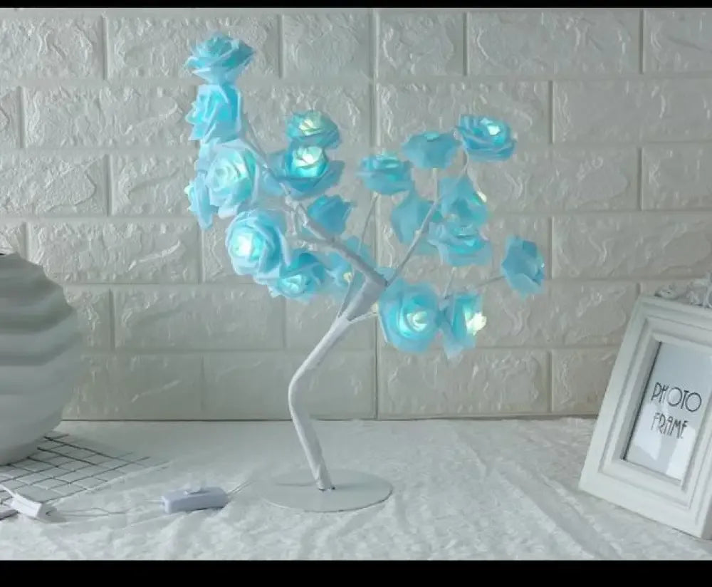 Glowing Flowers Rose Decor