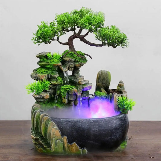 Mystic Garden Tabletop Waterfall Fountain