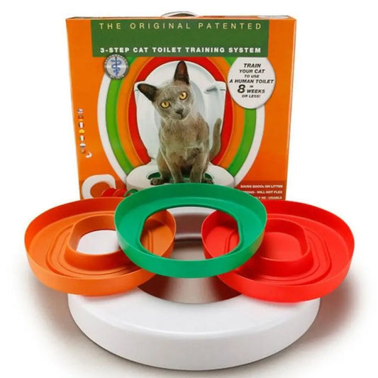 Professional Cat Toilet Training Kit | Litter-Free Lavatory System for Cats