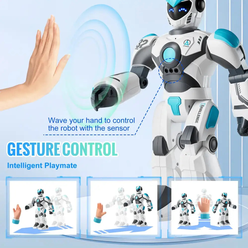 RC Intelligent Robot Toy for Kids – Voice Control, Gesture Sensing, Singing, Dancing, Programming  Robot