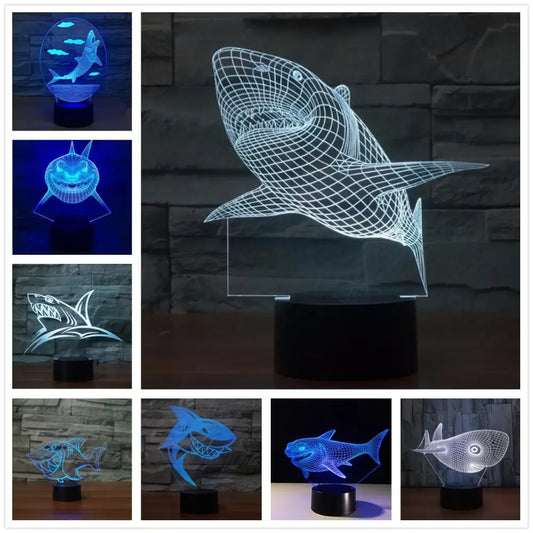 Shark Hologram Light