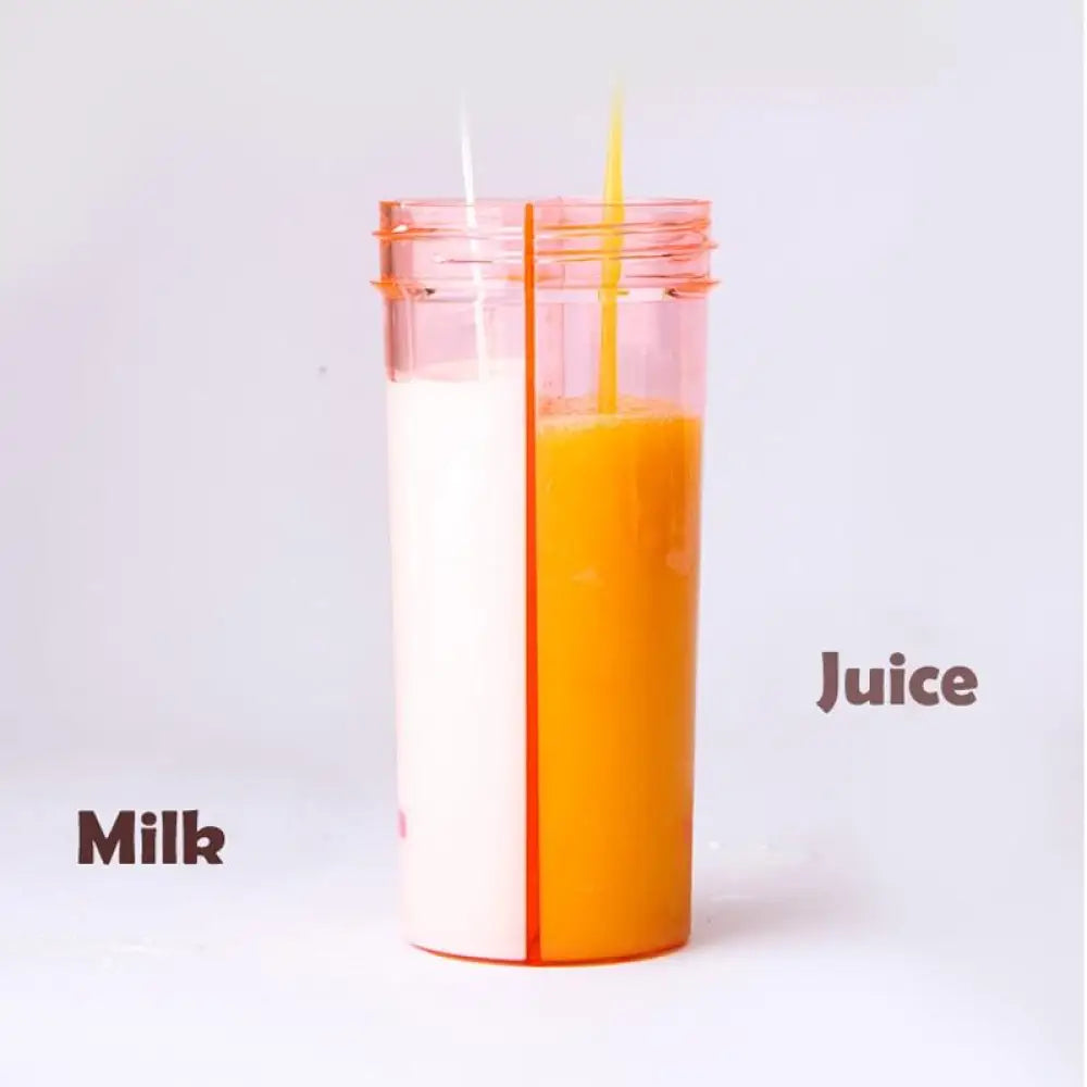 Split Cup Easy Leakproof Double Drinks Bottle
