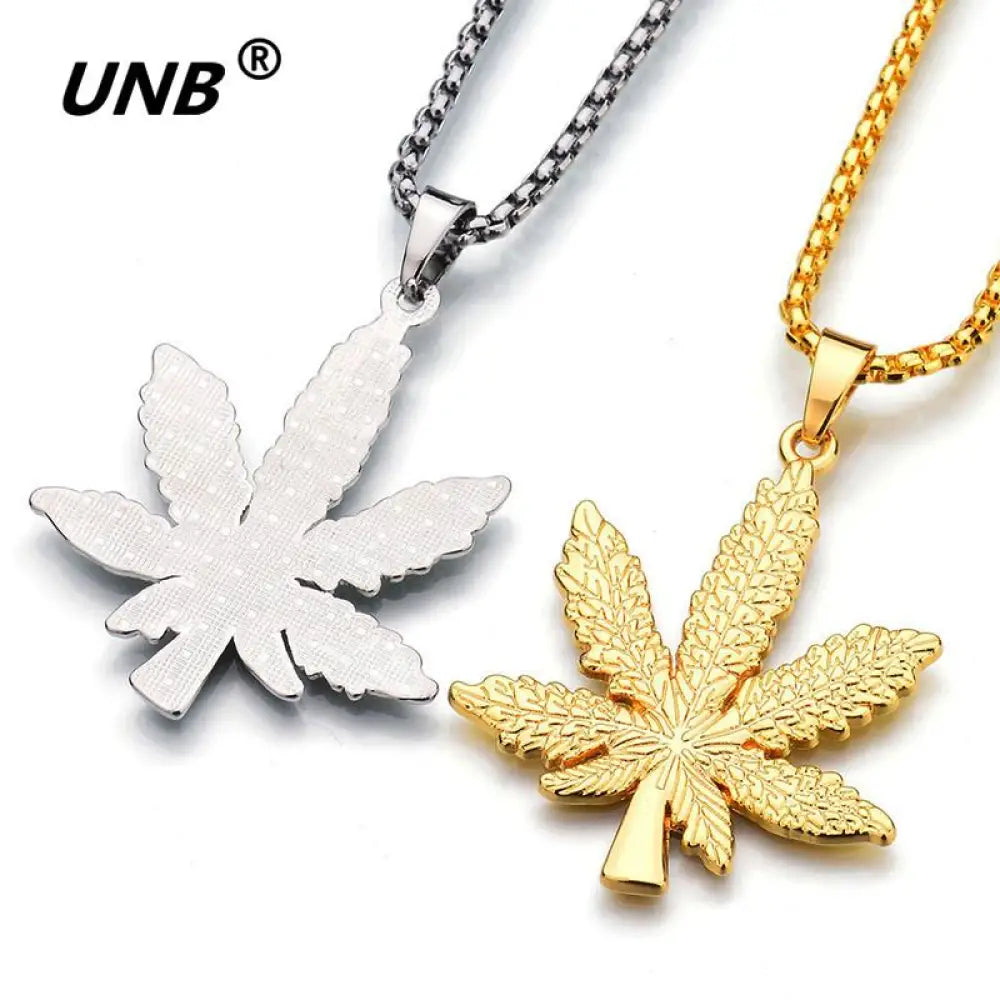 Top Tree Leaf Necklace and Pendant