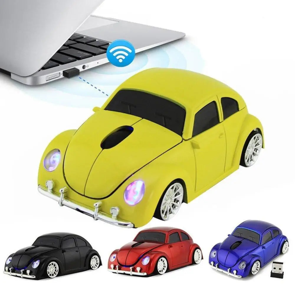 Wireless VW Beetle Model Mouse Gaming Mice With USB