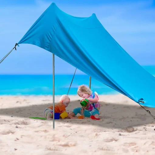 Premium Beach Canopy Tent Pop Up Waterproof Sun Shade Shelter - Image 2