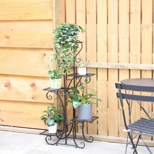 Multi Tier Metal Flower Rack Plant Stand - Image 4