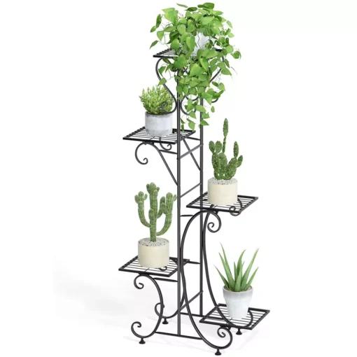 Multi Tier Metal Flower Rack Plant Stand - Image 8