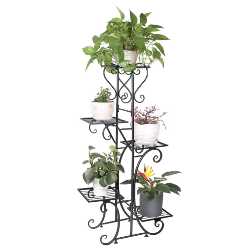 Multi Tier Metal Flower Rack Plant Stand - Image 7