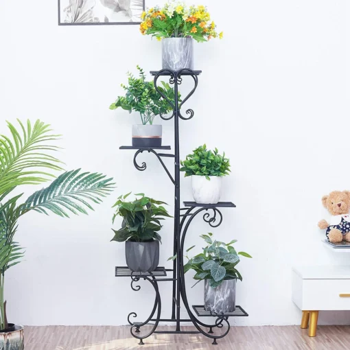 Multi Tier Metal Flower Rack Plant Stand - Image 5