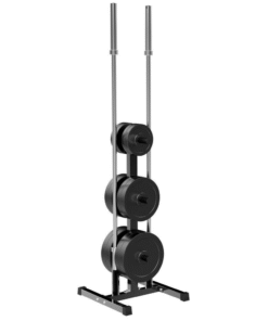 Heavy Duty Weighted Bumper Plate Storage Tree Rack 2"