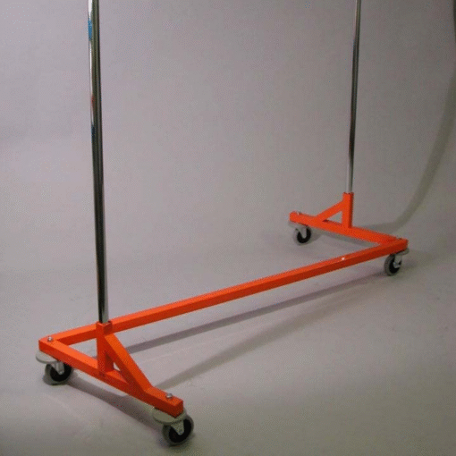 Large Portable Heavy Duty Clothes Rolling Z Rack - Image 2