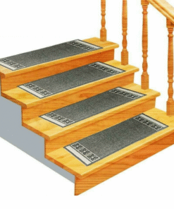 Modern Non Slip Carpeted Rug Stair Treads
