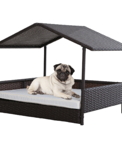 Large Indoor / Outdoor Modern Elevated Dog House