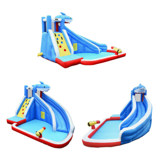 Giant Spacious Kids Inflatable Blow Up Water Slide Pool - Image 4