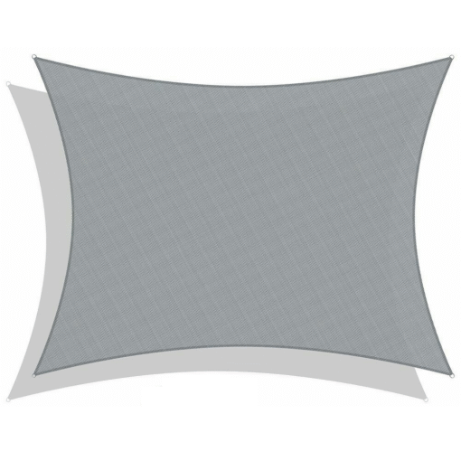 Large Outdoor Patio Rectangle Deck Sun Shade Sail 10' x 13' - Image 2