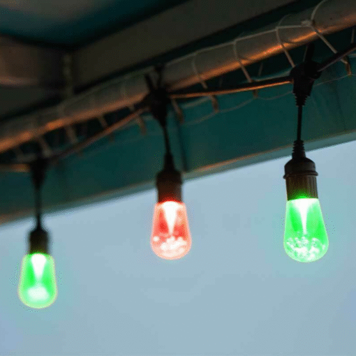 Smart LED Hanging Outdoor Patio String Lights - Image 4