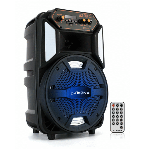 Large Portable DJ Bluetooth Party Box Speaker 8" - Image 4