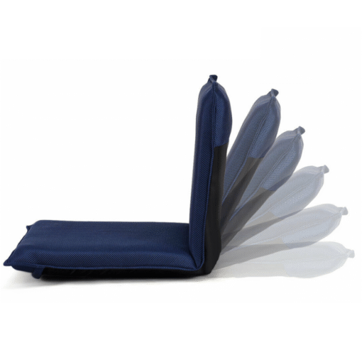 Adjustable Folding Cushion Adult Floor Chair With Back Support - Image 3